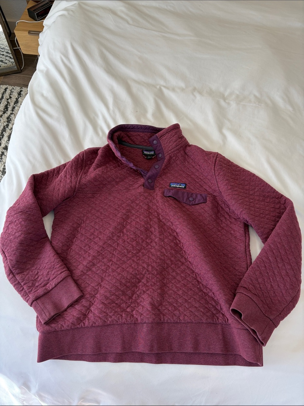 Patagonia Quilted Snap-T Pullover - Wine